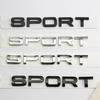 3D ABS Black Chrome Logo SPORT Emblem Car Fender Badge Trunk Decal For SPORT Stikcer Accessories