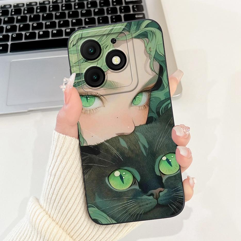 For Itel A50 Case Itel A50C Cute Fashion Cartoon Cover Soft TPU Phone Case For Itel A50C A 50 ItelA50 C Back Cover Fundas Bumper