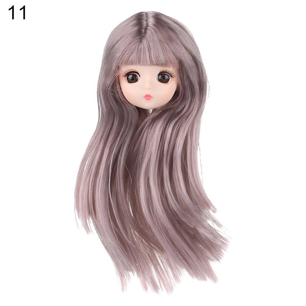 Girl Gift Hairstyles 1/6 BJD Doll Head 16cm Dolls Ancient Doll Accessories DIY Head Wear