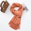 Cotton Solid Color Scarf for Women Winter Warm Wool Cashmere Scarf Autumn and Winter Women's Shawl Scarf Korean Style Atmosphere