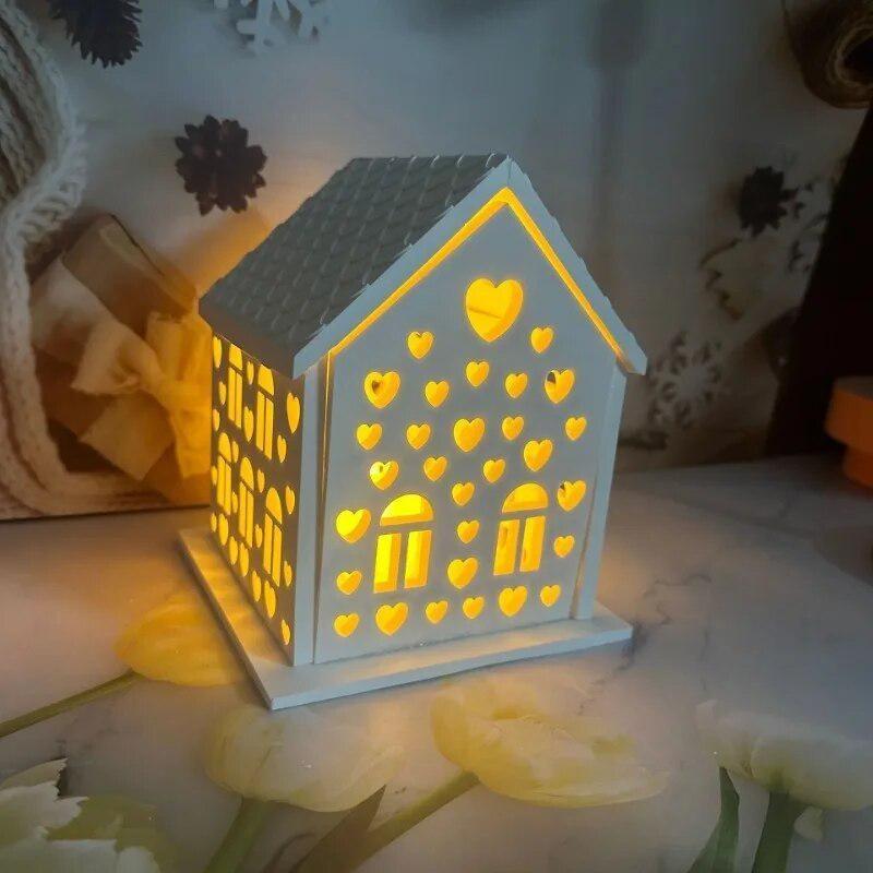 4 шт./набор 3D Дом Сердце силиконовые формы для смолы бетона Дом любви подсвечник форма дом формы украшения гипсовые формы