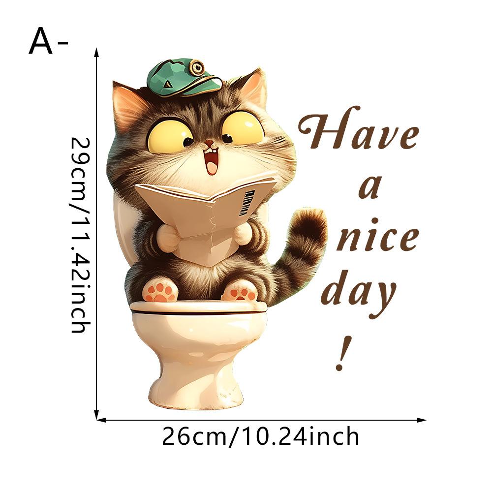 1 шт. Забавные наклейки на сиденье унитаза из ПВХ с животными Обезьяна Зебра Жираф Декали Водонепроницаемый Декор для стен ванной комнаты и двери Креативные съемные наклейки