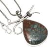 Necklace Amrican Jasper Gemstone Handmade Antique Jewelry 2"
