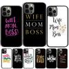 Чехол для телефона WiMom Boss для iPhone 17 Air 13 12 14 15 16 Чехол для Apple iPhone 17 Air 14 15 16 Pro Max 6S Plus Coque