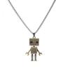 Steel Hip Hop Punk Heavy Industry Man Necklace Metal Pendant Choker Robot Necklace Birthday Present