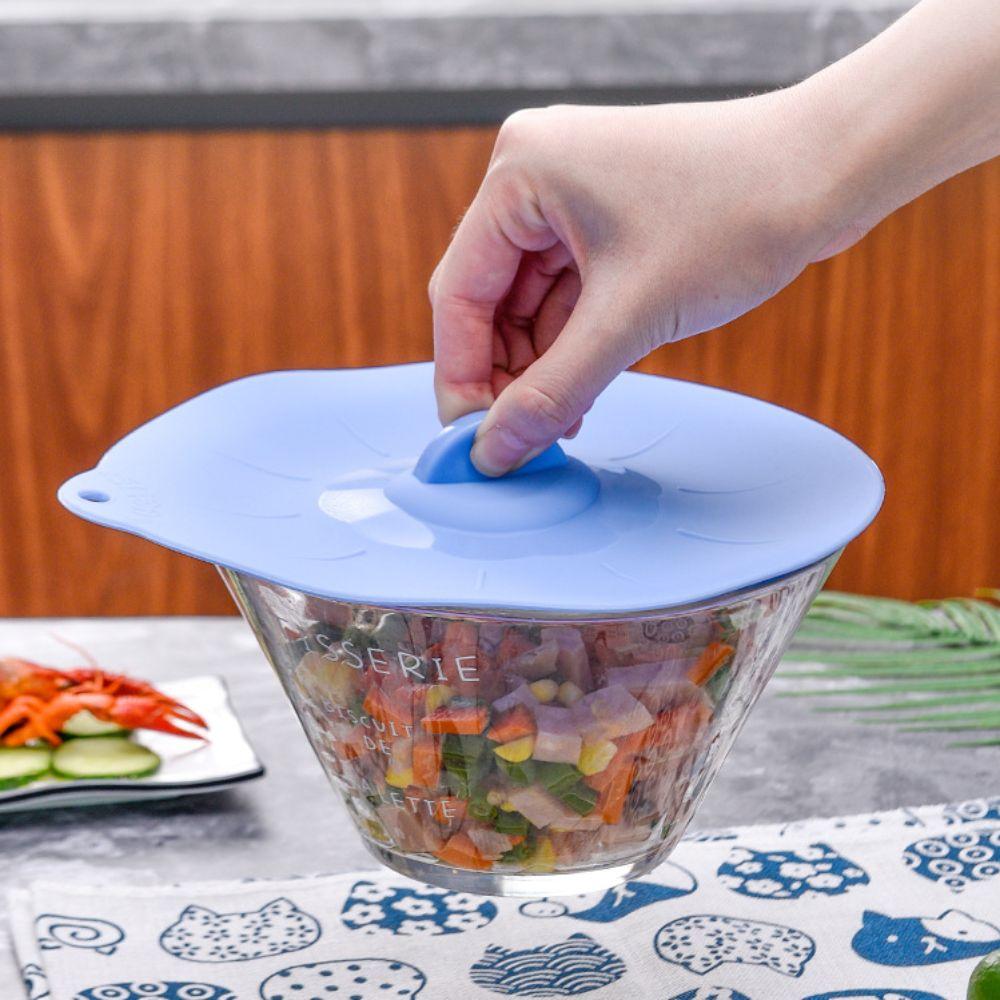 1pcs Leak-proof Sealed Cover Dust-proof Pot Lid Durable Fresh-keeping Lid  Kitchen Gadget