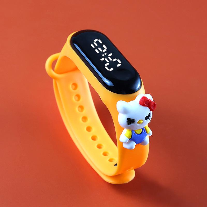 Superman LED Cartoon Doll Student Trend Waterproof Electronic Watch