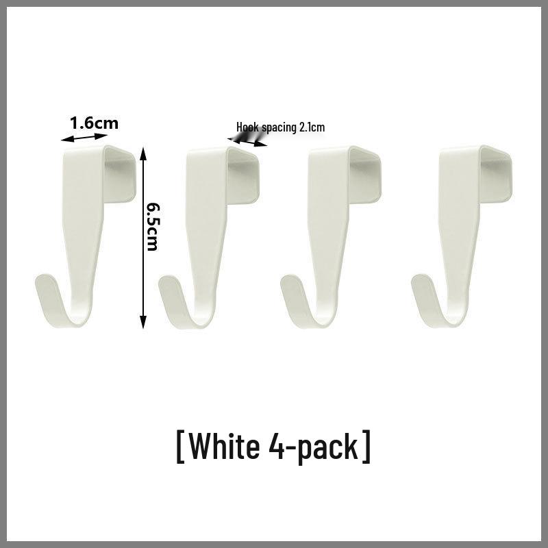 Бесшумный кованый крючок-вешалка и полка на дверь без сверления