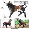 Cognitive Animal Model Toy: Dairy Cow, Buffalo, Yellow Cattle, Rhinoceros, Simmental Bull