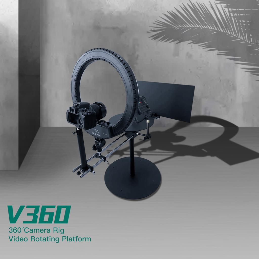 DF DIGITALFOTO V30 360 Degrees  Spinning Camera Rig Video Rotating Platform Metal Material Photography