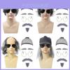 Premium Short Length Grandfather Wig Realistic Bald Head Costume Accessory For All Skin Tones