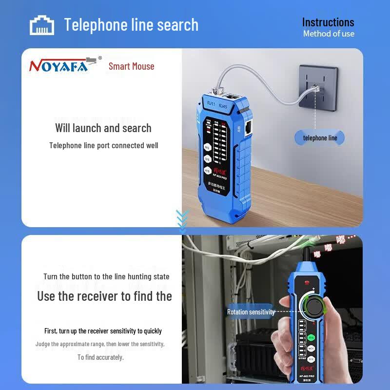 NF-802pro Multifunction Network Cable Tracer & POE Tester (CN version)