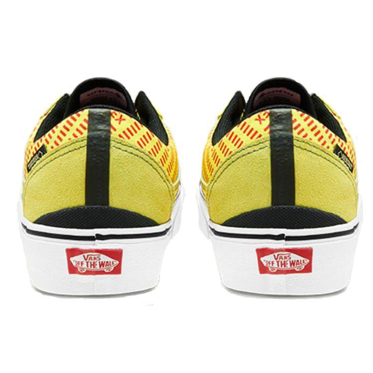 Vans Old Skool Series Замшевые Удобные Универсальные Трендовые Низкие Кеды для Скейтбординга Унисекс Кроссовки Желтые VN0A4V9W03C