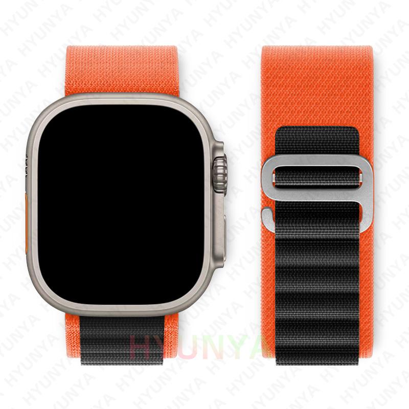 Альпийский ремешок для Apple Watch Band Series 10 9 8 7 SE Ultra 2 41мм 42мм 45мм 46мм 49мм 40мм 44мм IWatch Correa Ремешок Браслет
