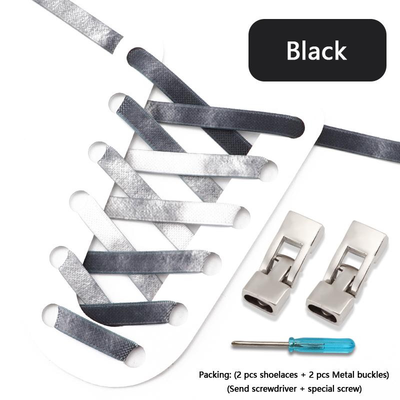 Красочные эластичные крестообразные шнурки без завязок кроссовки 8 мм шириной плоские без завязывания шнурки детские взрослые радужные резиновые шнурки