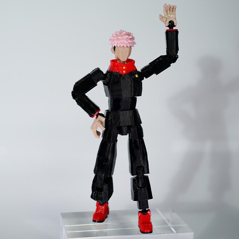 3D Печатные Jujutsu Kaisen Рёмен Сукуна Аниме Многосуставные Трансформирующиеся Игрушки Фигурки Действия Макет Манекен Украшения Подарки