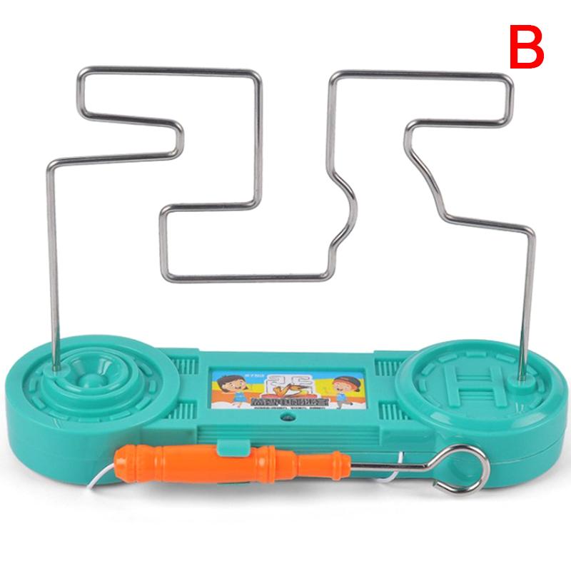 Kids Collision Electric Shock Touch Maze Game Party Funny Science Experiment Toy