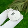 Anniversary Gift For Her Natural Owhyee Blue Opal Gemstone Pendant 925 Silver