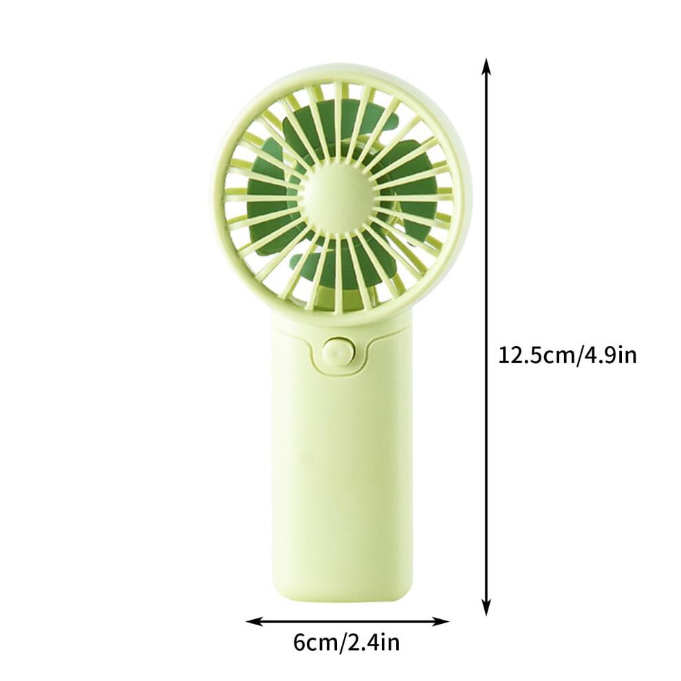 5 Packs Mini Portable Folding Handheld Fans Rechargeable Silent Fan for Summer Outdoor Travel Camping Hiking