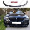 Для BMW 5 G30 G31 525i 530i 530d 540i M 2017-2020 Автомобиль Передний Бампер Губа Подбородок Защита Диффузор Крышка Дефлектор Комплекты Обвеса Глянцевый Черный
