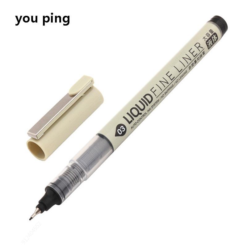Capacity Quick Dry Waterproof Art Markers Fineliner Brushs Pen Sketch Drawing comics Pigment Line Pens Hand Lettering Supplies