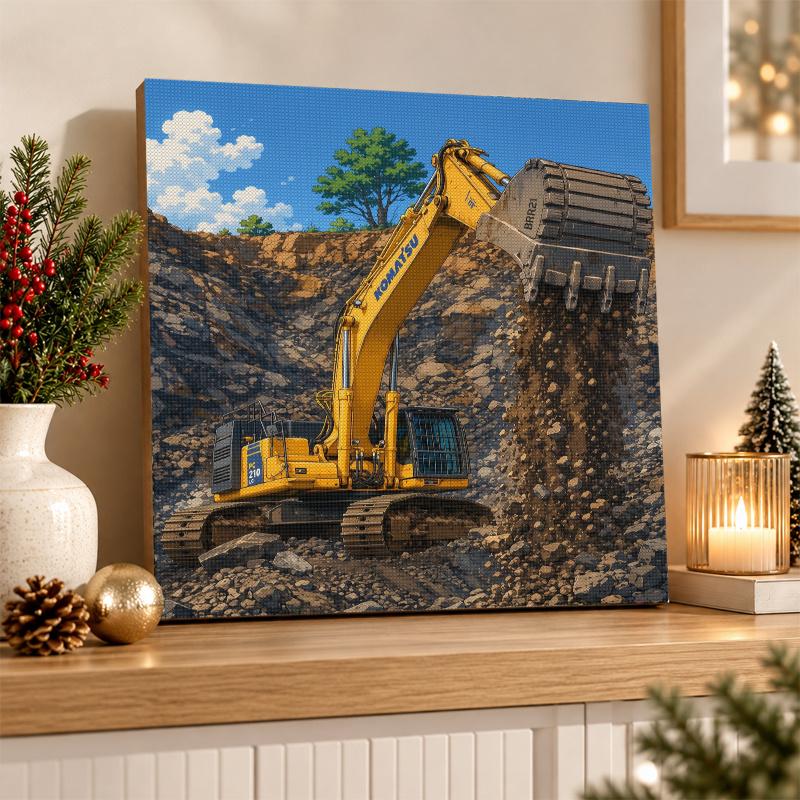 Komatsu Diamond Painting Kit 5D Full Drill DIY Diamond Mosaic Wall Art Home Decor