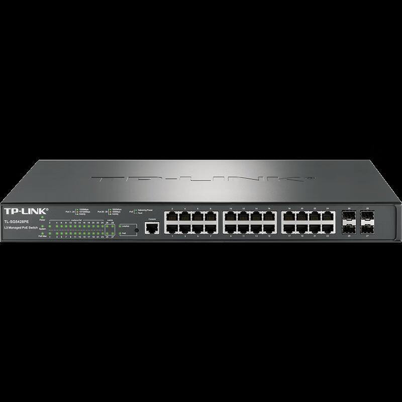TP-Link 28-Port Gigabit PoE+ Managed Switch