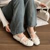 Retro French Flat-soled Small Leather Shoes Women's 2025 New Spring Matching Skirt Versatile Shallow Mouth Mary Jane Single Shoes