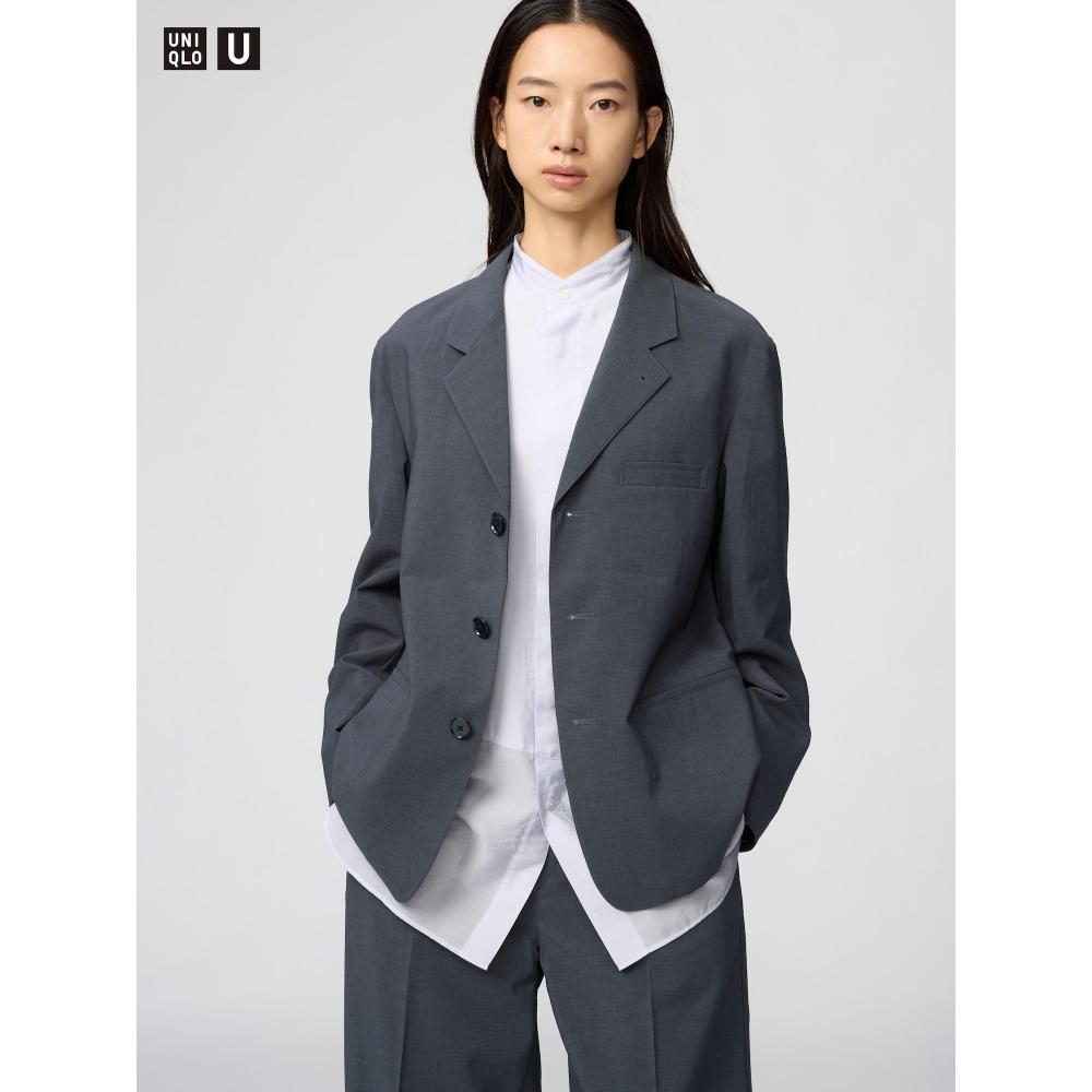 Uniqlo Японский приталенный пиджак