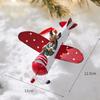 Santa Claus Airplane Christmas Hanging Decoration Mailbox Christmas Tree Ornament