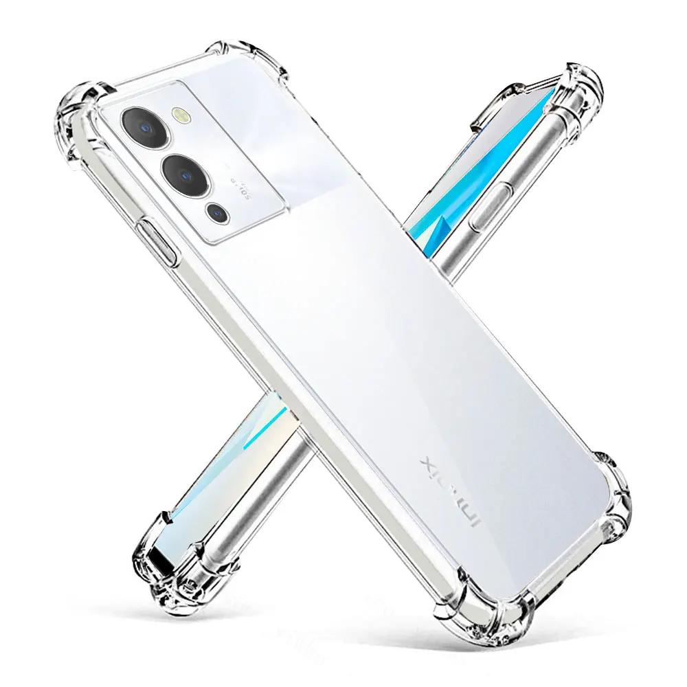 Для Infinix Note 12 G96 Чехол Прозрачный Противоударный Силиконовый Мягкий Чехол Для Infinix Note12 G96 Coque Для Infinix Note12 G96 Funda