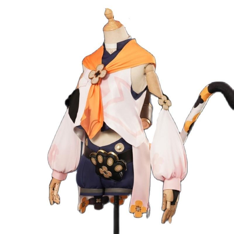 Anime Game Diona Kätzlein Cosplay Costume Cat's Tail Tavern Wig Uniform Full Set Woman Kawaii Halloween Suit