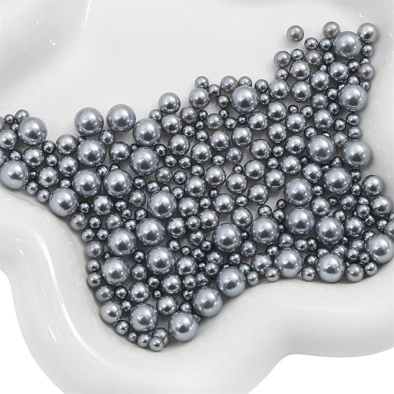 200 шт., 3-8 мм, цветные бусины из АБС-пластика, круглые искусственные жемчужные бусины для самостоятельного изготовления ювелирных изделий, украшения дома, художественный искусственный жемчуг для наполнителей ваз