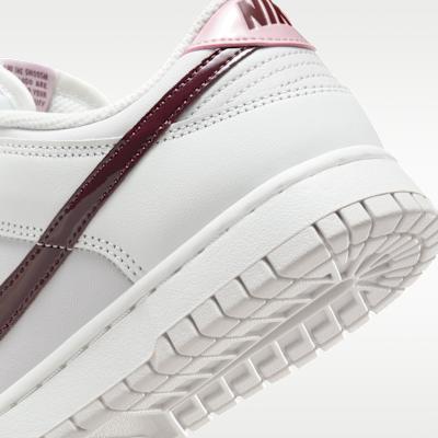 Женские кроссовки Nike Dunk Low White Plum Chalk (Женский) Белый/Сливовый мел