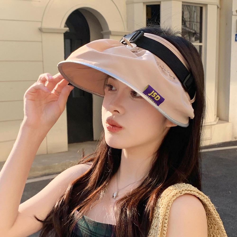 Можно использовать как сумку через плечо Женская шляпа от солнца Широкополые солнцезащитные шляпы Универсальная кепка с козырьком