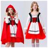 New Parent-Child Halloween Children's Little Red Riding Hood Party Prom Queen Adult Christmas Dress
