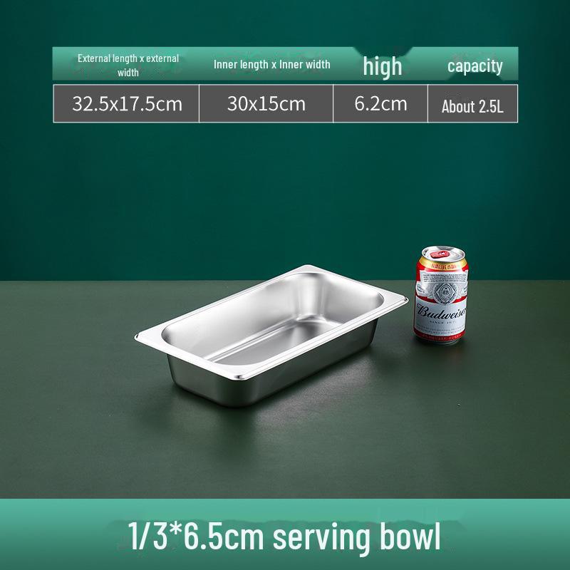 Квадратная сервировочная миска из нержавеющей стали с крышкой для фаст-фуда, молочного чая, приправ или горячих блюд