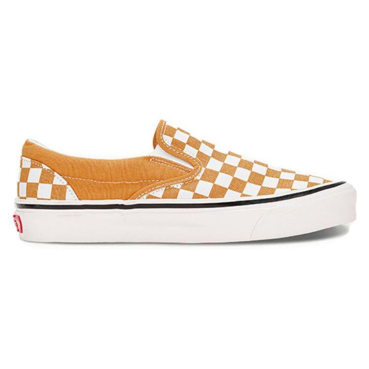 Vans Classic Slip-On Checkerboard - Honey Yellow Unisex Sneakers VN0A7Q58BLS