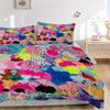 3pcs Abstract Floral Print Bedding Set, Breathable and Soft, Suitable for Bedroom Decor (1*Duvet Cover + 1/2*Pillowcases, No Core) yy250821149