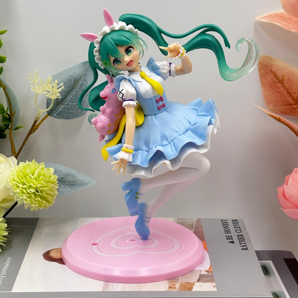 Hatsune Miki Anime Character Kawaii Pvc Model Standing and Sitting Doll Action Doll Collection Decorations Christmas Toys Gifts