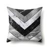 Nordic Style Ins Marble Polyester Pillowcase Car Decoration Home Printed Waist Cushion Pillowcase