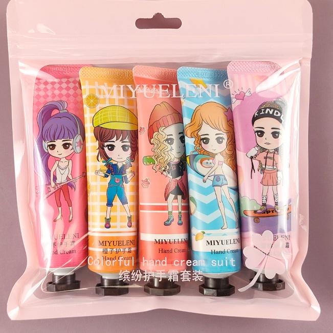 5 шт./кор. Рождественский подарок, мороженое, крем для рук, набор, 30 г, фруктовый аромат, увлажняющий, увлажняющий