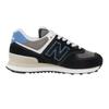 New Balance Кроссовки 574 Черный/Синий Агат U574QRB Ширина D 28,0 см