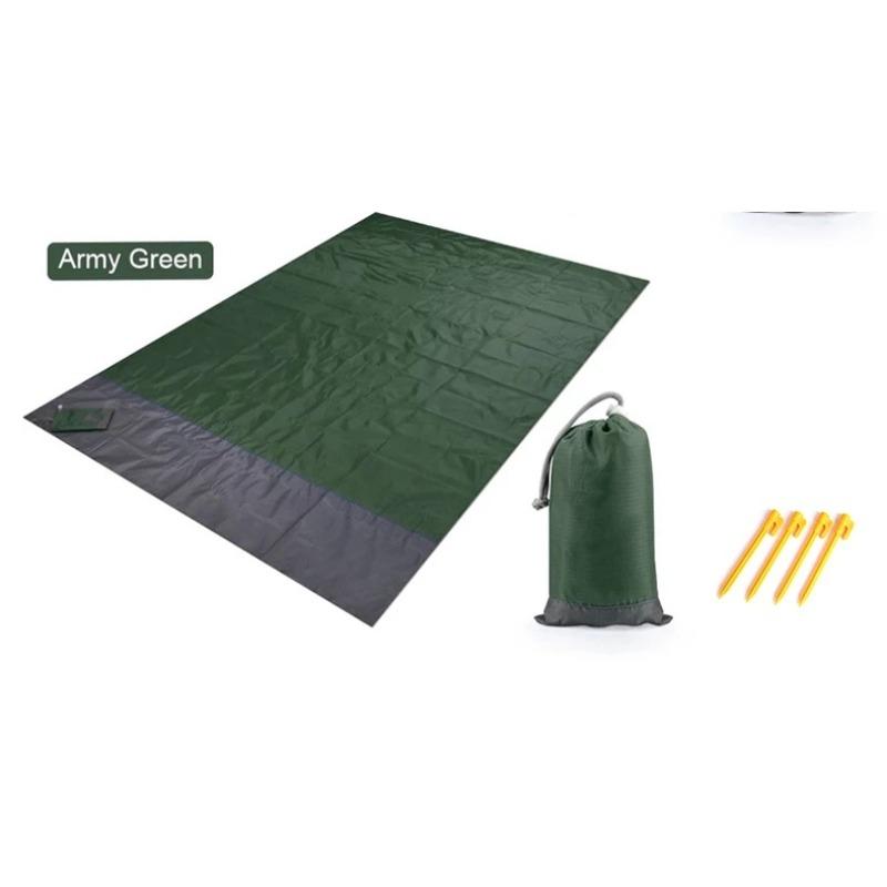 Portable Beach Mat Outdoor Camping Waterproof Beach Mat Folding Raincoat Picnic Mat Beach Mat