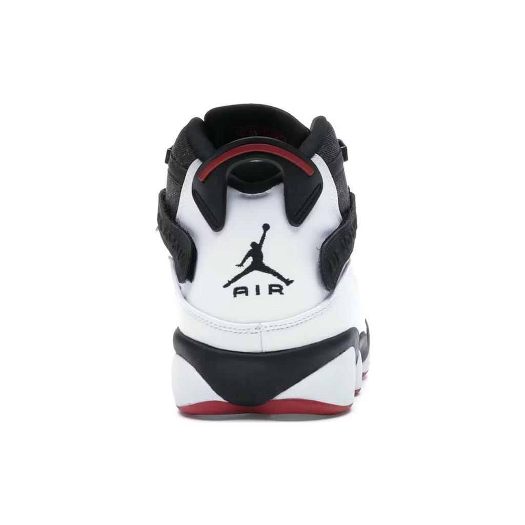 Jordan 6 колец, черно-белые, красные, для спортзала, артикул 322992-012