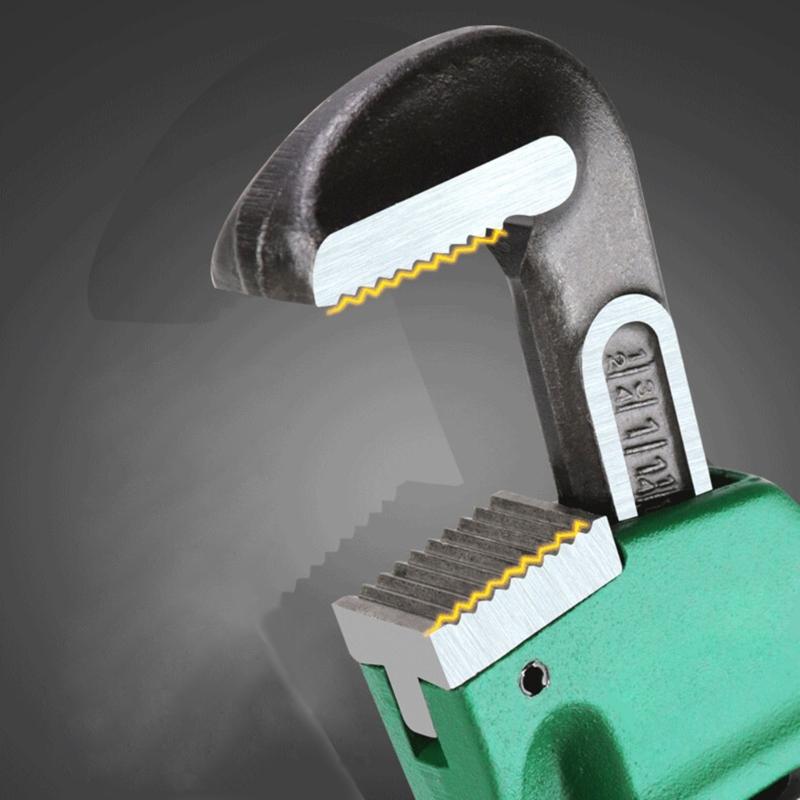 Large Opening Spanner 8/14inch Steel Professional for Industrial Application Home Repair Pipes Vise Building Wrench