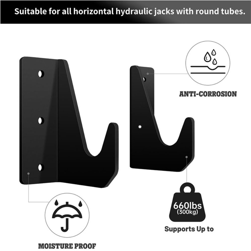 Sturdy Structure Wall Storage Holder Wall Mount Jack Storage Rack Floor Jack Stand Rack Garage