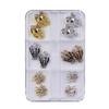 Halloween Nail Art Accessories 3D Alloy Metal Shiny DIY Nail Art Decoration Manicure Supplies