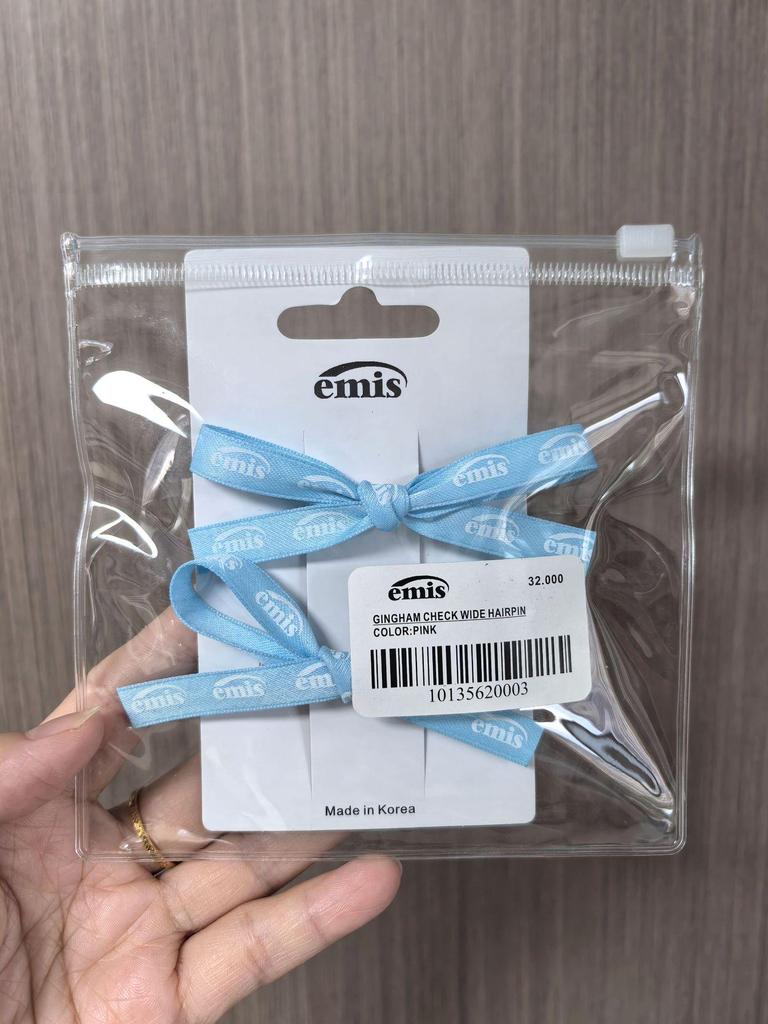 Korean Plaid BB Hair Clip for Women - Chic Forehead, Bangs, and Side Styling Accessory