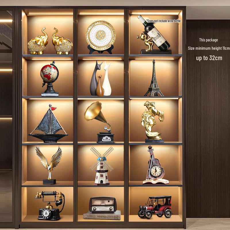 2025 High-End Living Room Decor: Wine & TV Cabinet Art Pieces